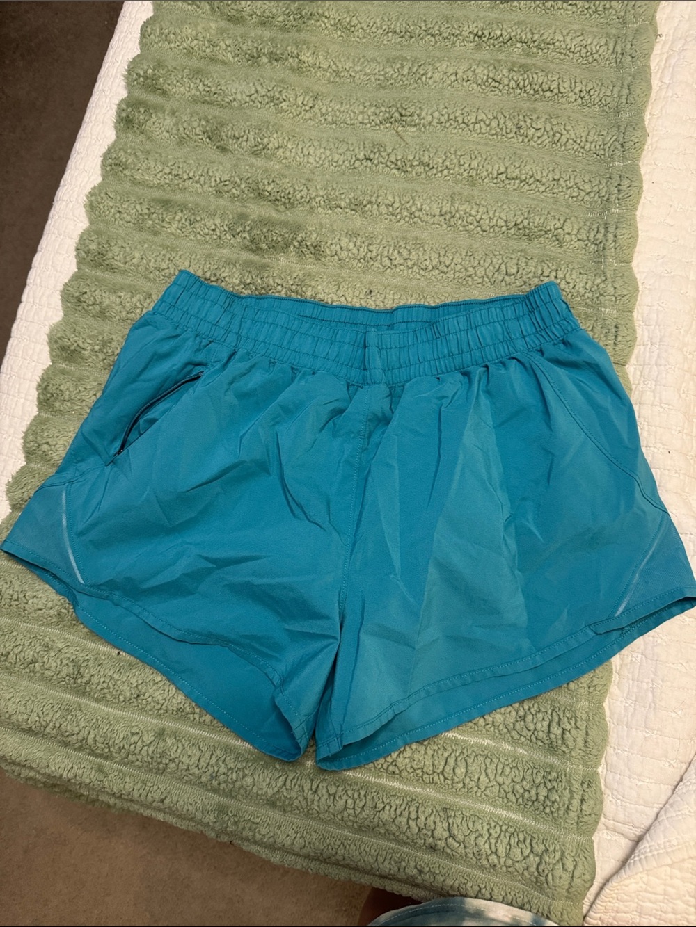 all in motion Teal Athletic Shorts with Elastic Waist